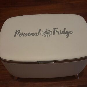 White Personal Fridge